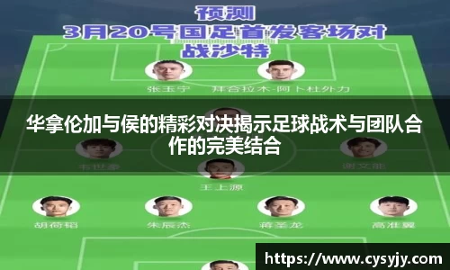华拿伦加与侯的精彩对决揭示足球战术与团队合作的完美结合